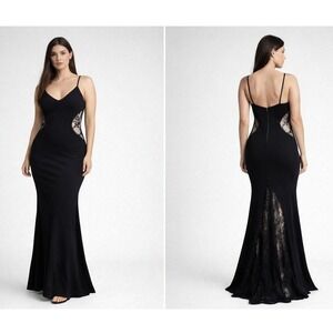 clarice formal crepe cutout dress Clarice Formal Crepe Cutout Dress
